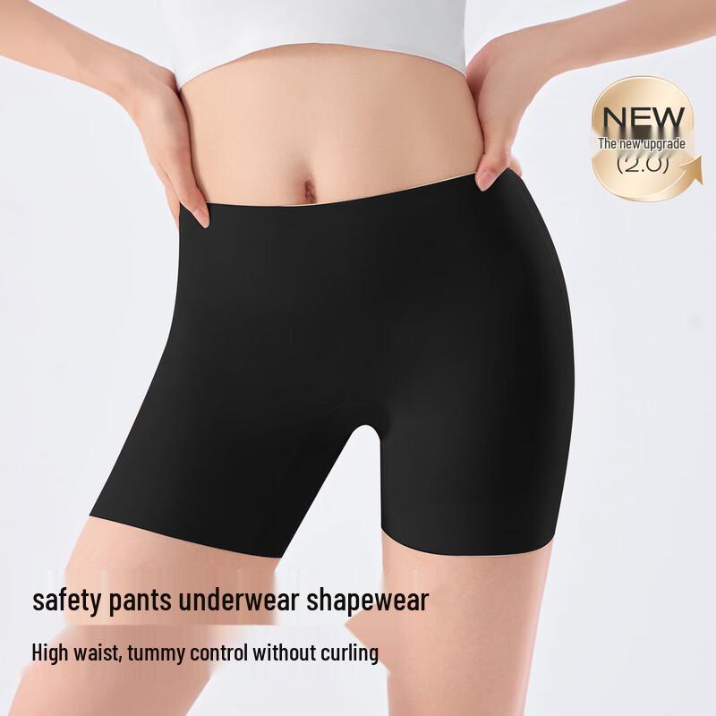 Women's 10A Antibacterial Seamless High-Waist Safety Shorts