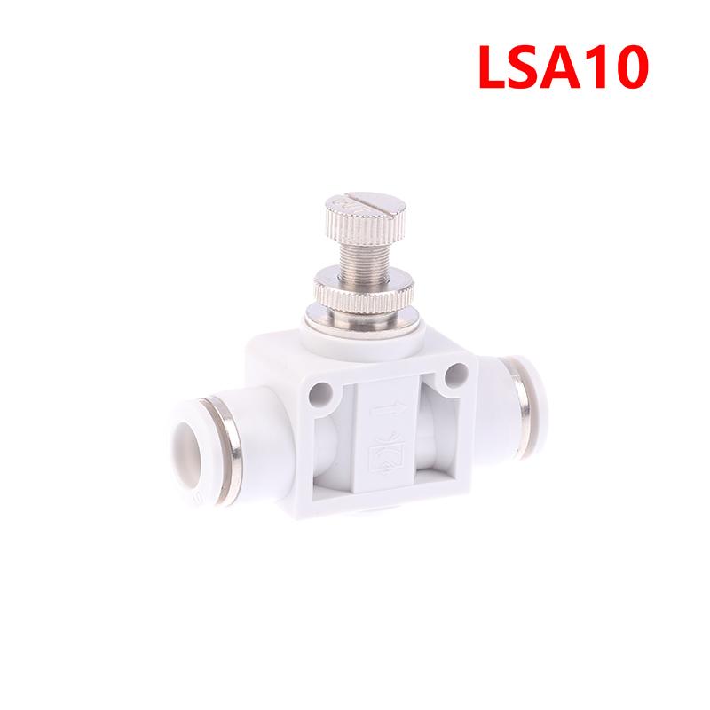 

Пневматический дроссельный клапан Sa-4/6/8/10/12 мм пневматический воздушный соединительный фитинг регулирующий клапан внешний диаметр шланга пластиковые вставные фитинги LSA10