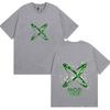 Unisex Comfortable Streetwear Short Sleeve Cotton T-Shirt For Fans With Fashion Print Of Rapper Feid VS Ferxxo Falxo T-Shirt