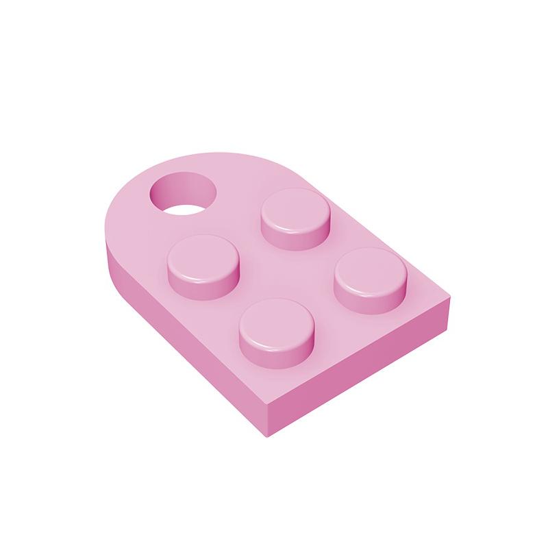 50PCS 3176 Plate Modified 2 x 3 with Hole Bricks Toys For Technical MOC Buildings Blocks Compatible High-Tech Gift