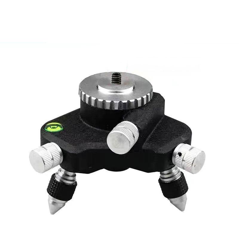 360° Adjustable Metal Lifting Platform with Green Infrared Spirit Level & Wall Sticker Tool