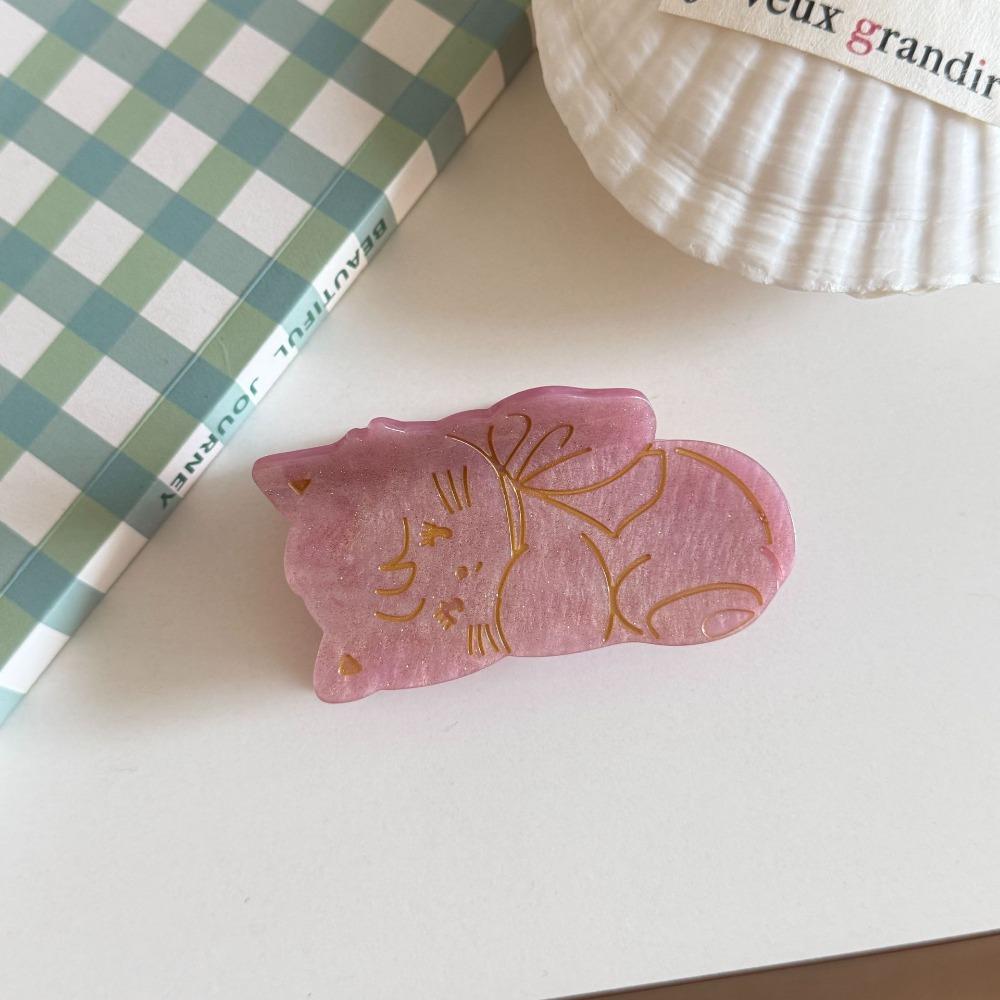 Elephant Cartoon Animal Hair Claw Butterfly Geometry Shark Clip Fashion Sweet Hair Clip  Girls