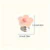 Essential floral toilet flush handle for bathroom - fashionable bathroom accessory, long nail design, easy to press