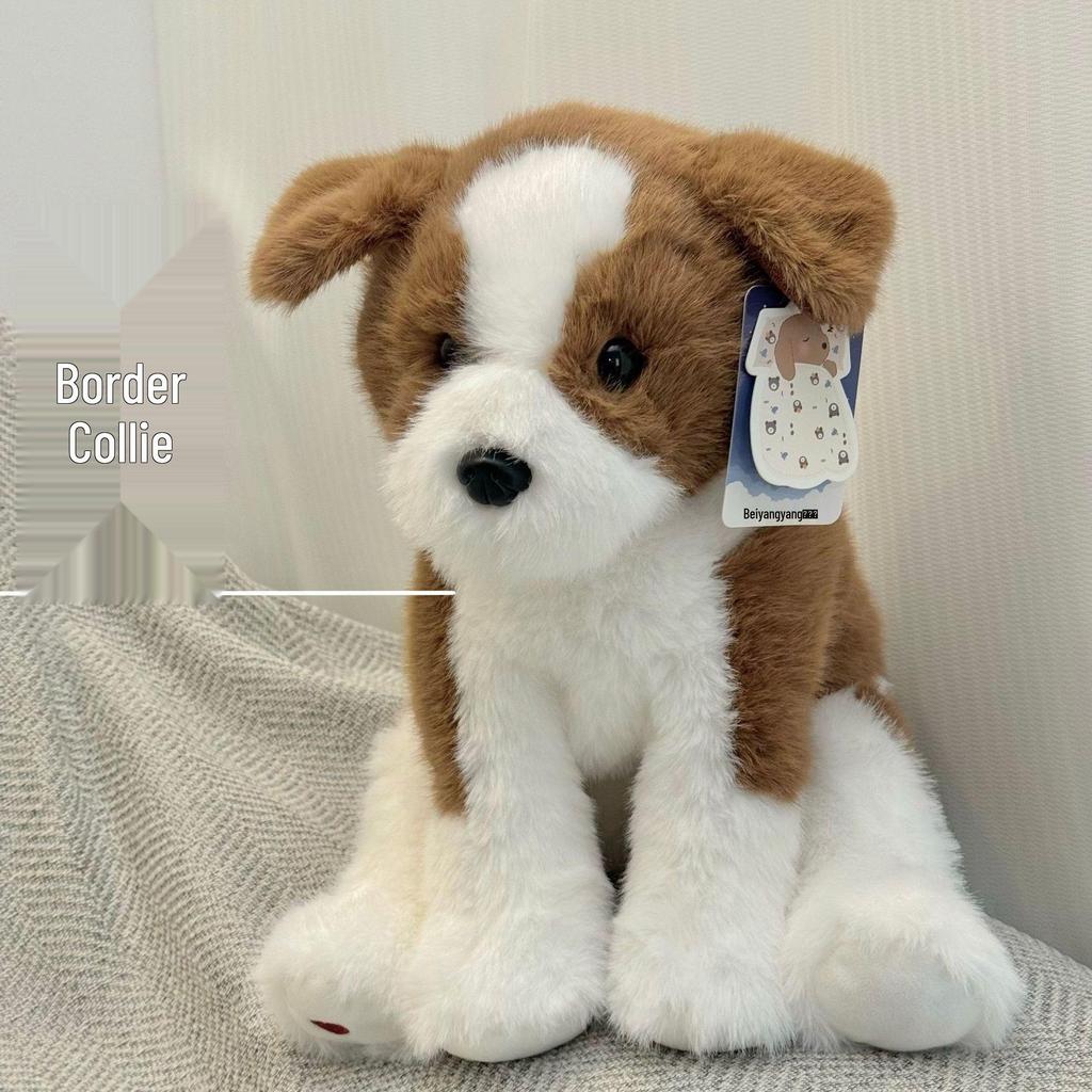 Urocza pluszowa lalka piesek - Złoty Retriever i Husky Towarzysz snu dla dzieci