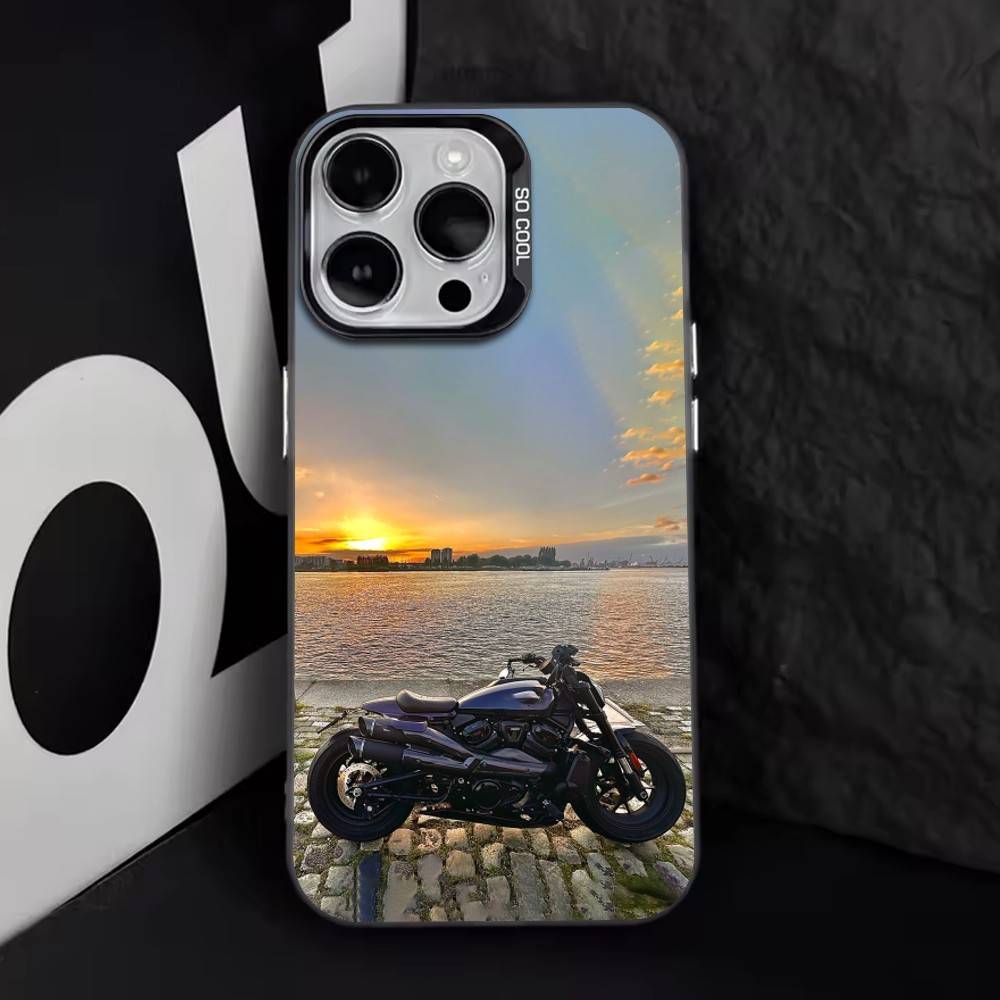 Sportster S   Phone Case For iPhone 17,16,15,14,13,12,11 Plus,Pro Max,XS,Colored Silver Plated Inside Cover
