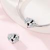 Family Boy Girl Charm Pendant Decorative Bead Jewelry Bracelet Accessories Copper