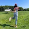 Retro Korean Style Women's Denim Overalls: Autumn Loose Straight Leg Slimming Jumpsuit