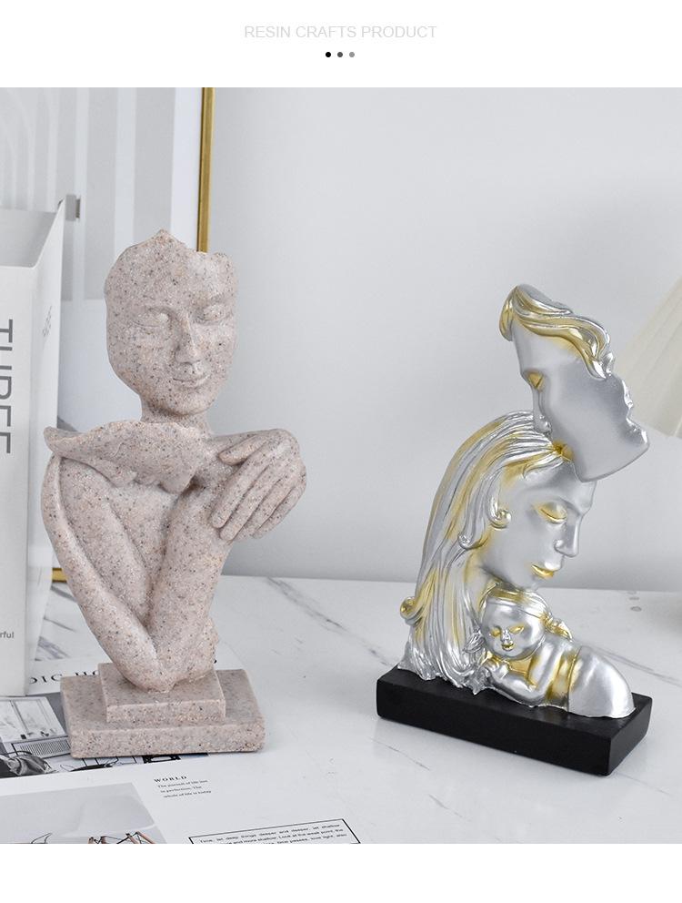 Elegant Resin Ornaments for Home, Office, or Bookshelf Display