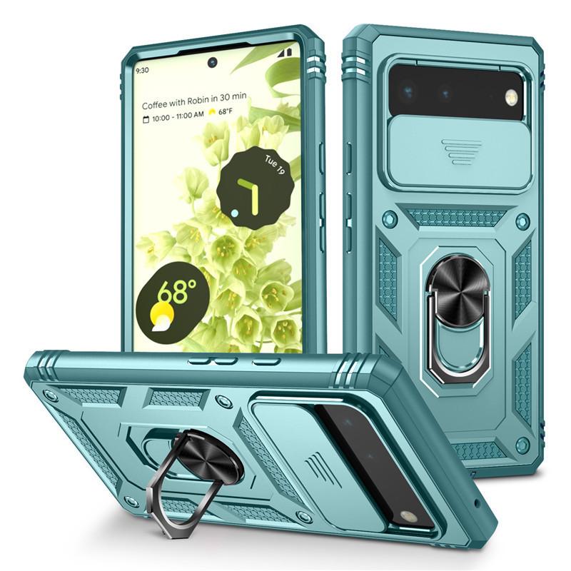 Applicable To Google Pixel 9A Sergeant Push Window Mobile Phone Case Pixel 10 Bracket Anti-drop Protective Case