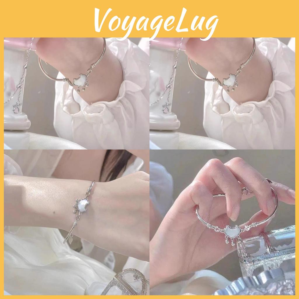 Bracelet Lock Modern For Women Geometric Design Personalized National Style Jewelry