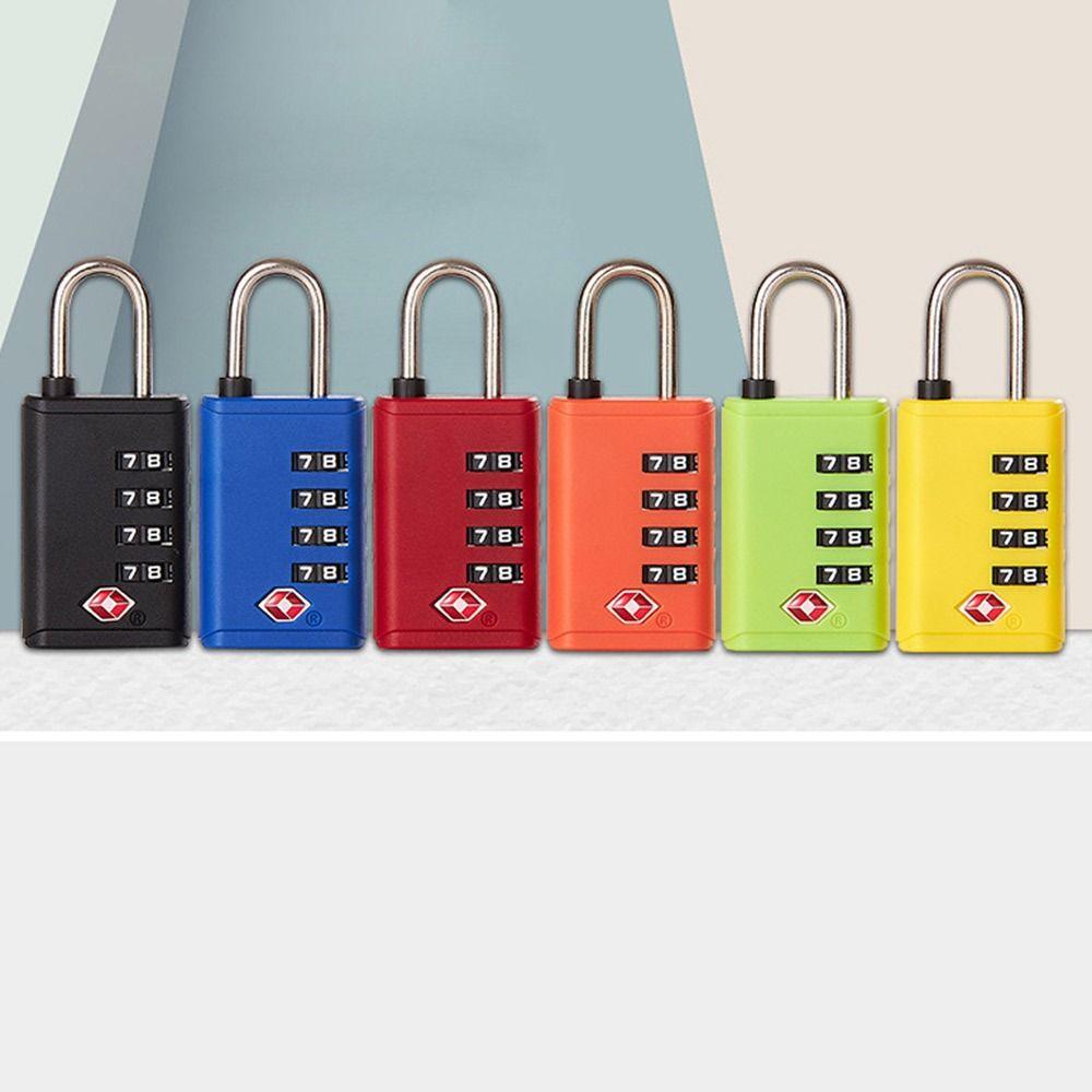 TSA Customs Password Lock Security Tool Suitcase Luggage Coded Lock New Cabinet Padlock  for Travel