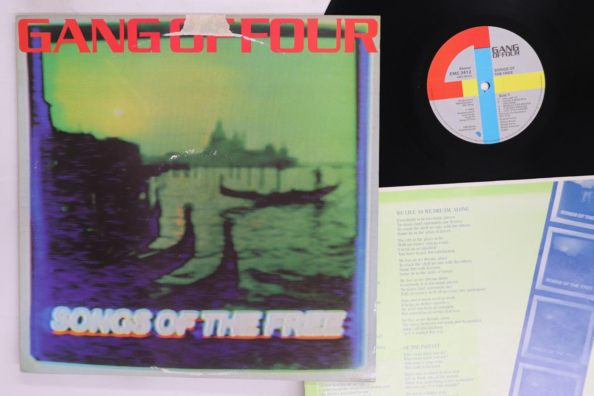 Виниловая пластинка GANG OF FOUR  Songs Of The Free EMC3412 EMI 1982 Великобритания Рок Б/у