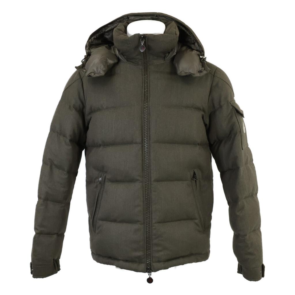 Moncler MONTGENEVRE Montgenevre Wool Down Jacket Jacket 1 khakiUsed