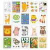 Montessori Kindergarten Puzzle Paper 3D Animal Pattern Children Handmade Paper Toy  Boys Baby Girls