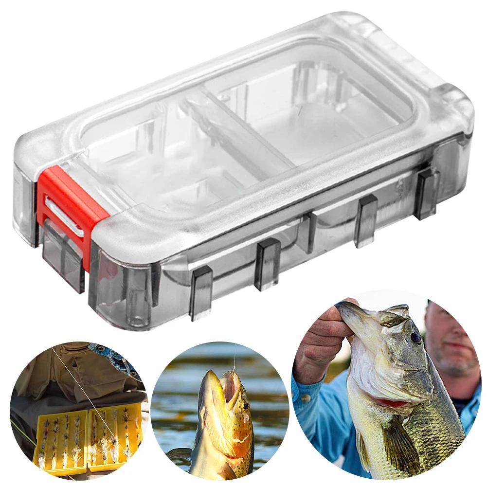 Fishing Tackle Box Waterproof Tool Box Double Side Fishing Hook Storage Container Carp Accessories Organizer Case for Hook Lure