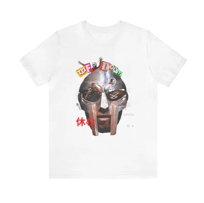 MF Doom Shirt, Madvillain Metal Face T-shirt S