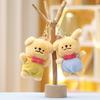 Dog Keychain Maltese Plush Toy Animal Doll Cartoon Decoration Gifts Pendant