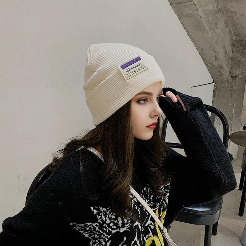 Korean Version of Autumn and Winter New Women's Outdoor Warm and Fashionable Small Basin Hat Casual Travel Color Blocking Bucket Hat