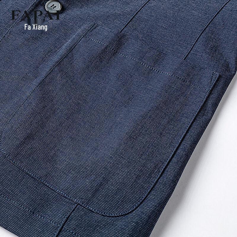 FAPAI Men's Cotton Blend Casual Blazer