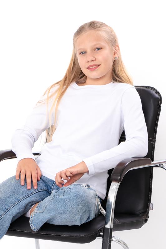 

Дитячий пуловер (Дівчата) – М яка тканина та стильний дизайн, Будь-який сезон, 6025-015-5 HC 170 білий