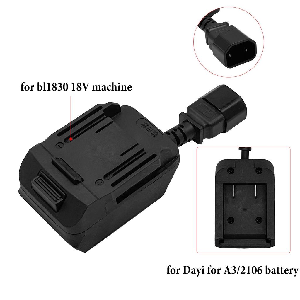 Battery Power Adapter Approx. 95x74x33mm BL1830 BL1840 BL1850 Adapter 18 Volts Compatible With BL1830 Compatible With BL1840