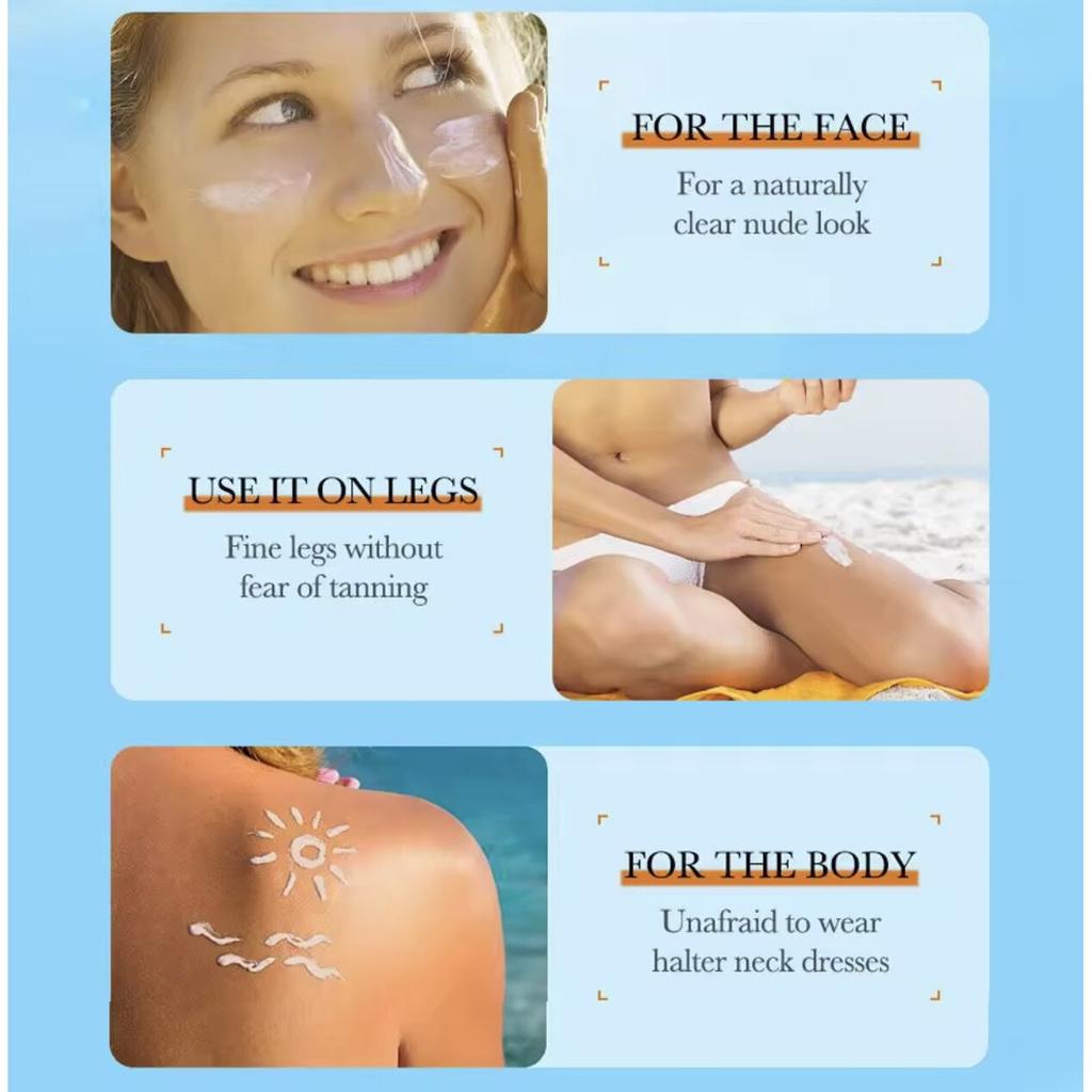 SPF 90+ Sunscreen Lotion 2-Pack, Moisturizing & Antioxidant, Waterproof, Lightweight, for All Skin Types, 2x220g