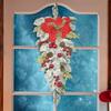Christmas Swag Holiday Winter Decorations With Pine Cones Berries Swag Decoration For Home Staircase Porch Wall Window Party