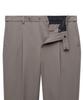 Musinsa Standard Carrot Hidden Banding Crop Slacks [Dusty Beige]