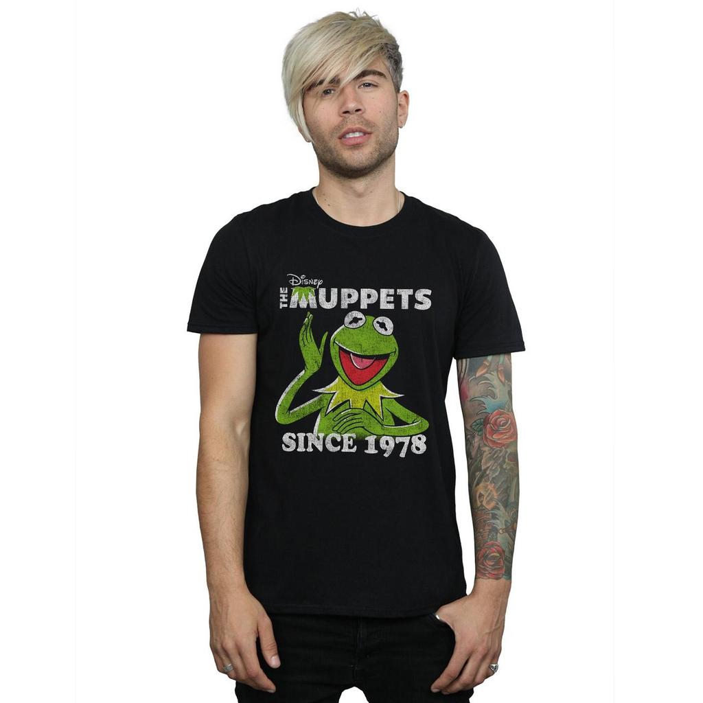 Disney Mens The Muppets Kermit Since 1978 T-Shirt
