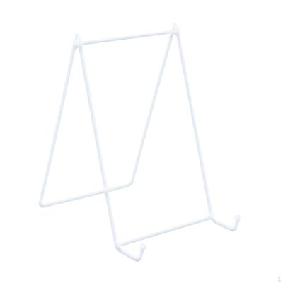 Suporte para pratos, cavalete para porta-retratos, suporte de ferro para exposição de fotos para pratos de jantar de escritório, prateleira