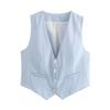 Y2K Versatile Summer Sleeveless Vest Women's Slim Fitting Vest Street Fashion