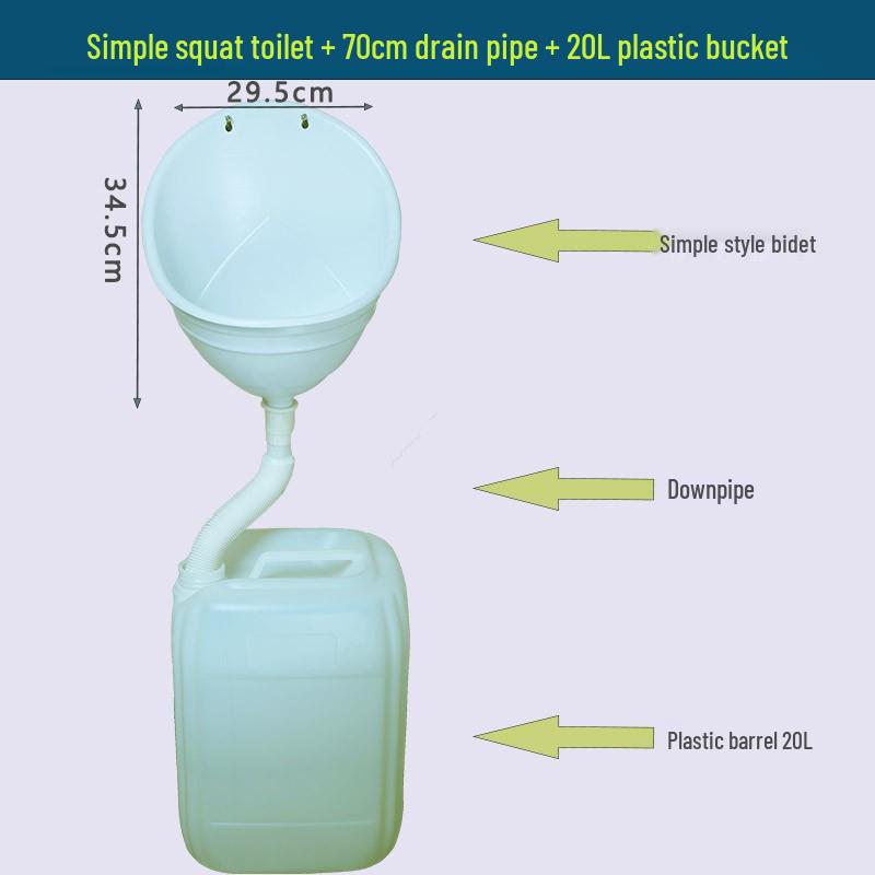 Wall-Mounted Children's Plastic Urinal - Simple Flushless Design