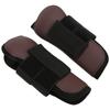 1 para ochraniaczy na nogi dla konia PU skorupa neoprenowa ochrona nogi konia do skoków myślistwa brązowy