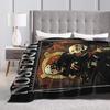 Masquerade Clan Nosferatu Revised Knitted Blankets Flannel  Super Warm Throw Blankets for Airplane Travel Bedspread