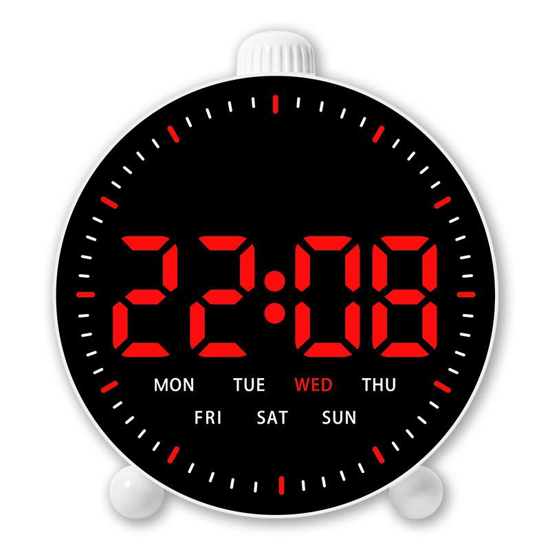 Electronic Bedside Clock With Calendar Timer And Led Display For Home Use