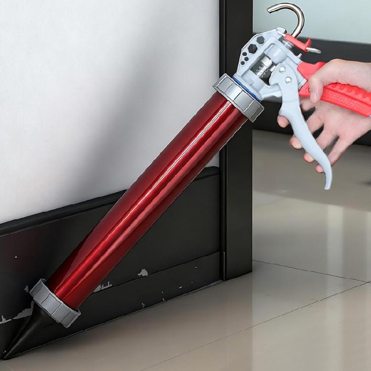 Labor Saving Caulking Applicator with Automatic Cut Off Mechanism bidirectional Use round Bagged Adhesive Ready Strong Construction 660g Weight