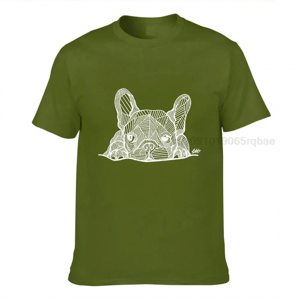 French Bulldog Puppy T Shirt Dog Cute Animals Pet Vintage Tee Shirt Unisexs Christmas Tees Round Collar Fitness T Shirts