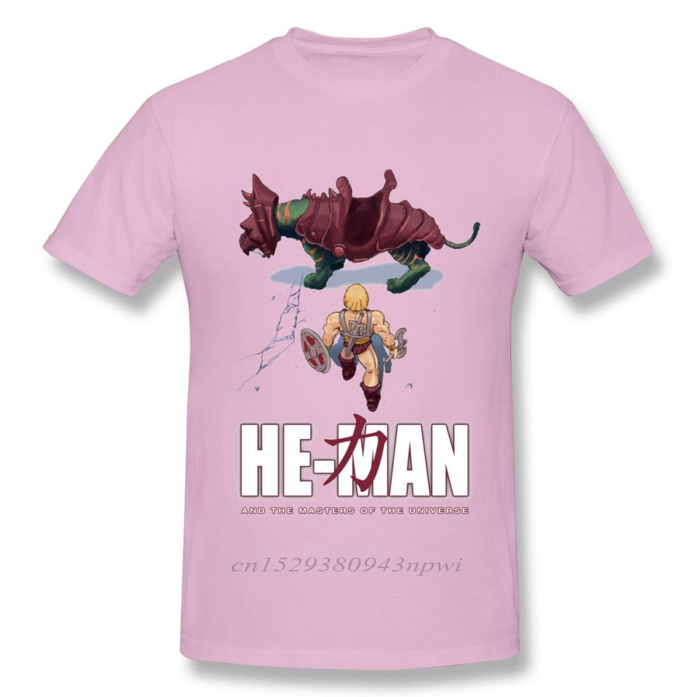 Novelty HeMan And The  Of The Universe Akira T Shirt For Male Crewneck 100 Cotton Graphic Print Tee Shirt