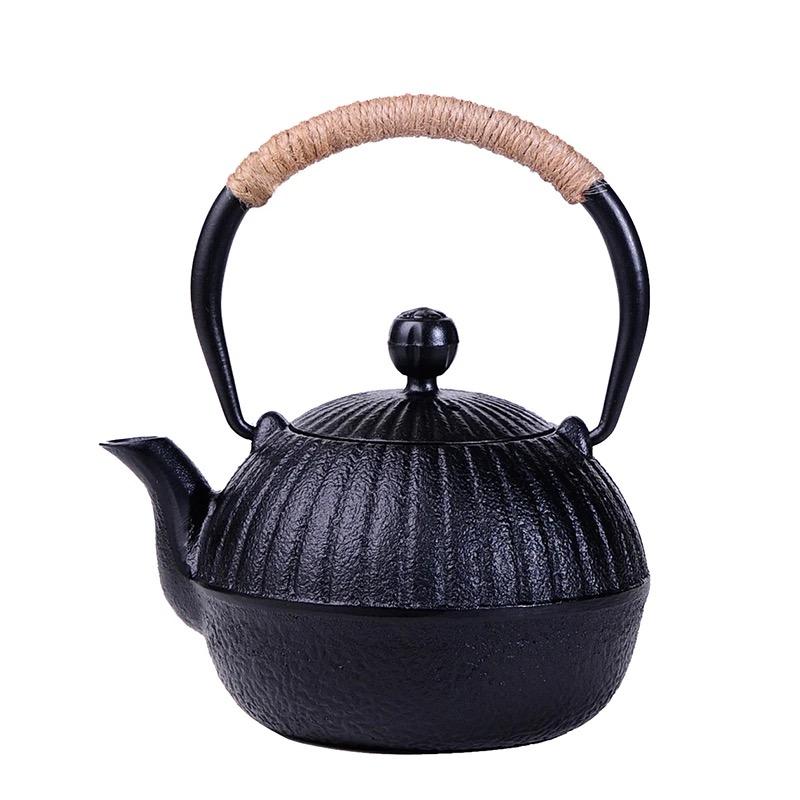 

Японський чавунний чайник – 50 мл/300 мл чорний ретро-чайник із ситечком для розсипного чаю 500ml