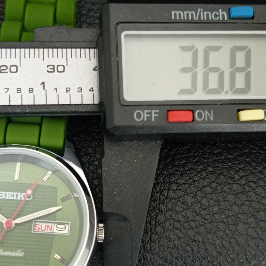 REFURBISHED VINTAGE SEIKO AUTOMATIC 6309A JAPAN MENS GREEN DIAL WATCH A443201-1