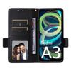 Redmi A3 Leather Phone Case with Card Holder & Lanyard - Cross-border Style