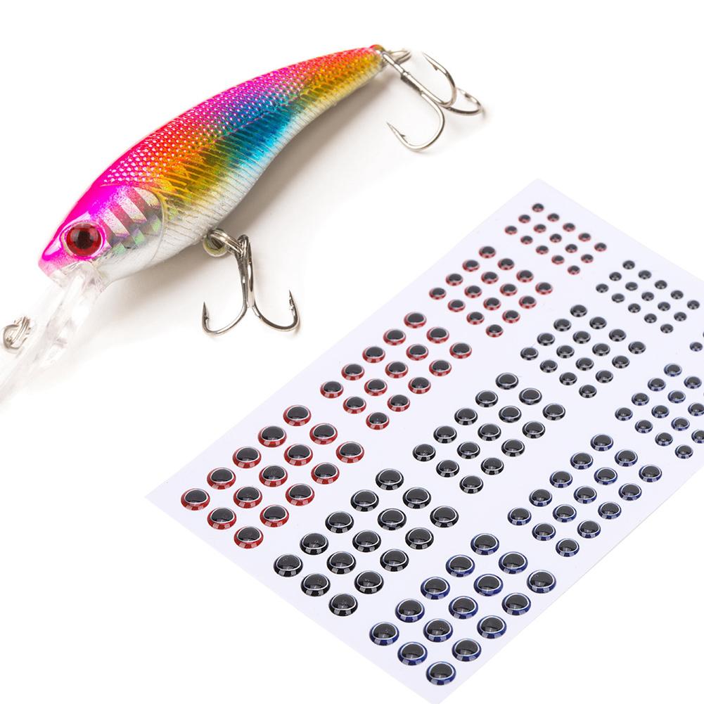 Fishing Lure Artificial Fish Eyes Fishing Hook Crafts 3D Animal Fish Eyes 183pcs Size 1