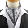 Pánská kravata Žakárová Květinová Paisley Pánská kravata Svatba Formální Ascot Šátek Samozavazovací Britský Gentleman Polyester Měkká kravata Luxusní