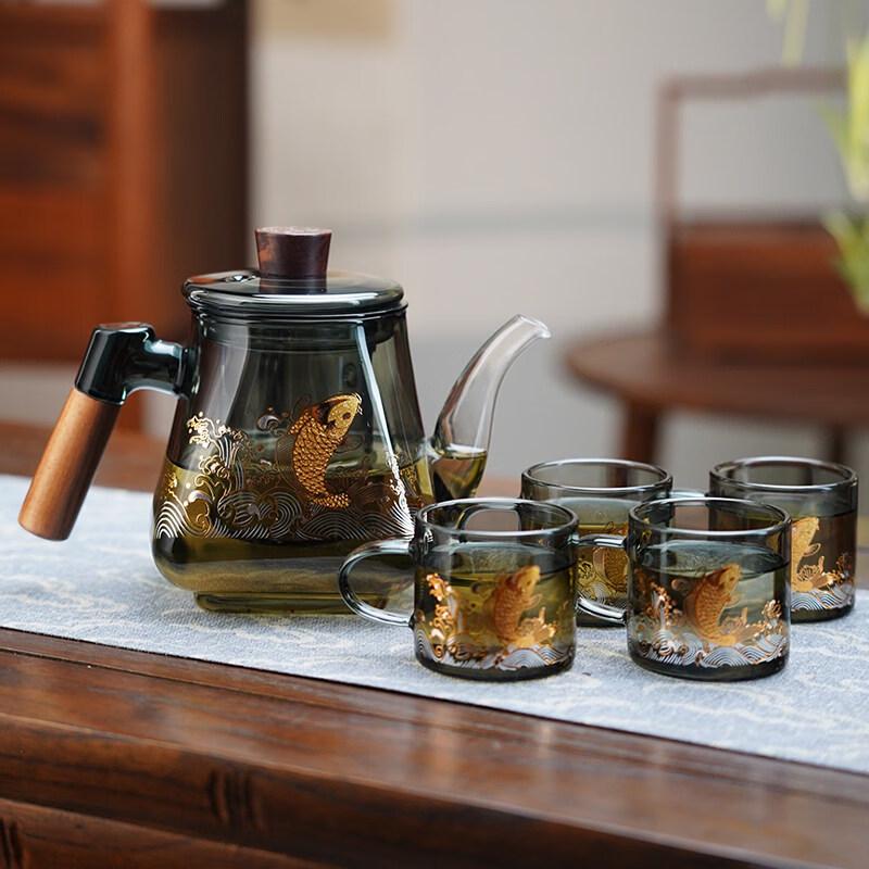 ZISIZ Heat-Resistant Glass Teapot