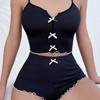 Sexy See Through Lace Strap Slim Fit Bodysuit For Women