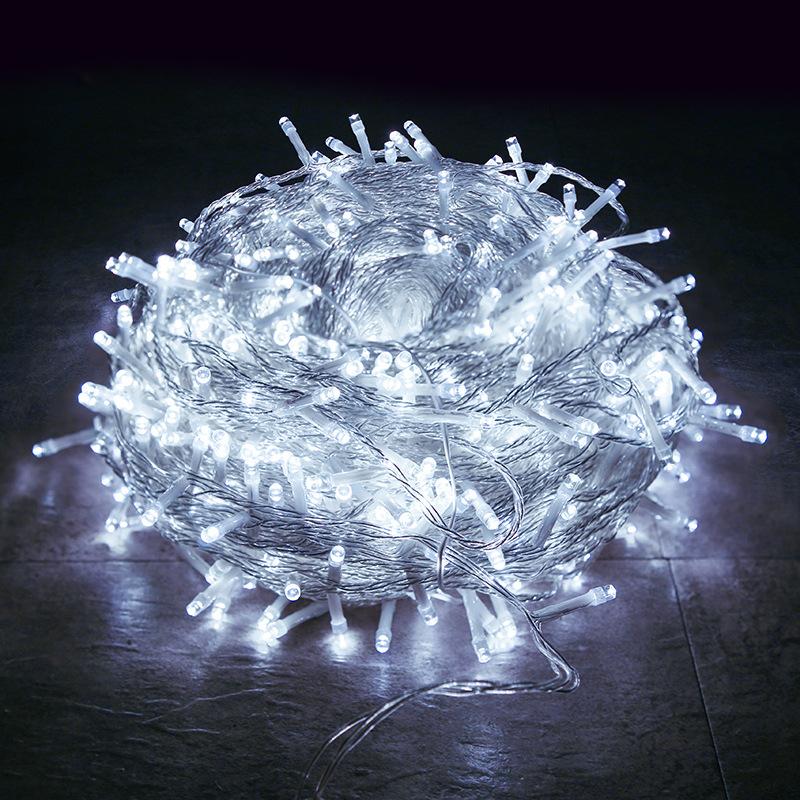100LED Fairy String Lights Christmas Fairy String Lights Xmas Tree Mains Plug In Outdoor Garden Party Festival Decor