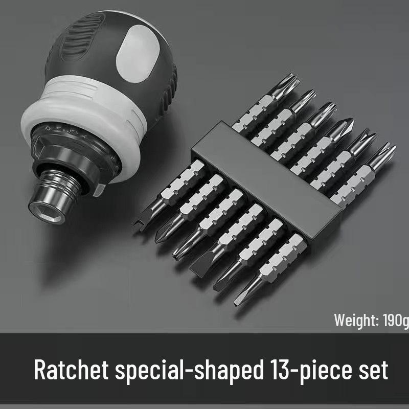 Multifunctional Ratchet Screwdriver Set for Electronics & Household Repair