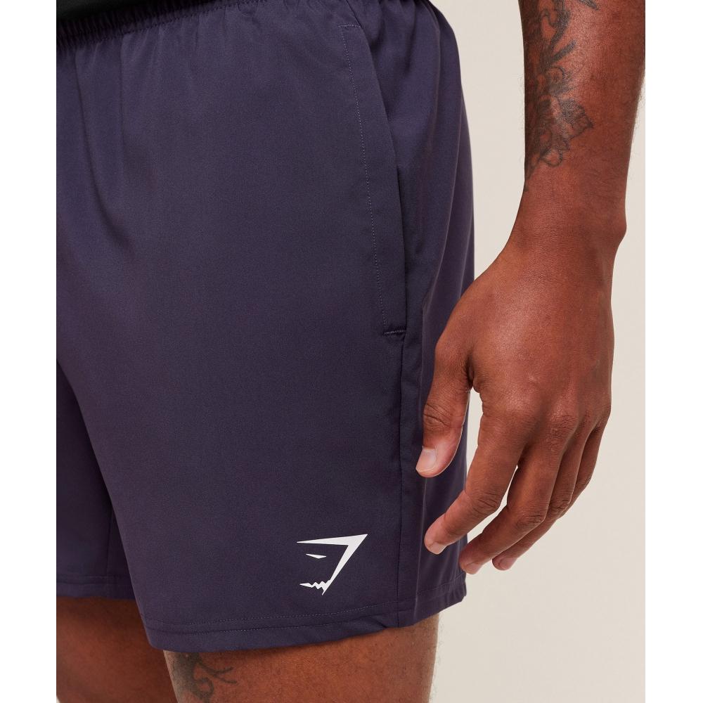 Gymshark Arrival 5  Shorts Midnight Purple A2a1m Pcdy