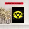 Borussia Dortmund 5D Diy Diamond Painting Round Diamond Diy Frameless Holiday Artwork Suitable For Home Office Wall Decoration