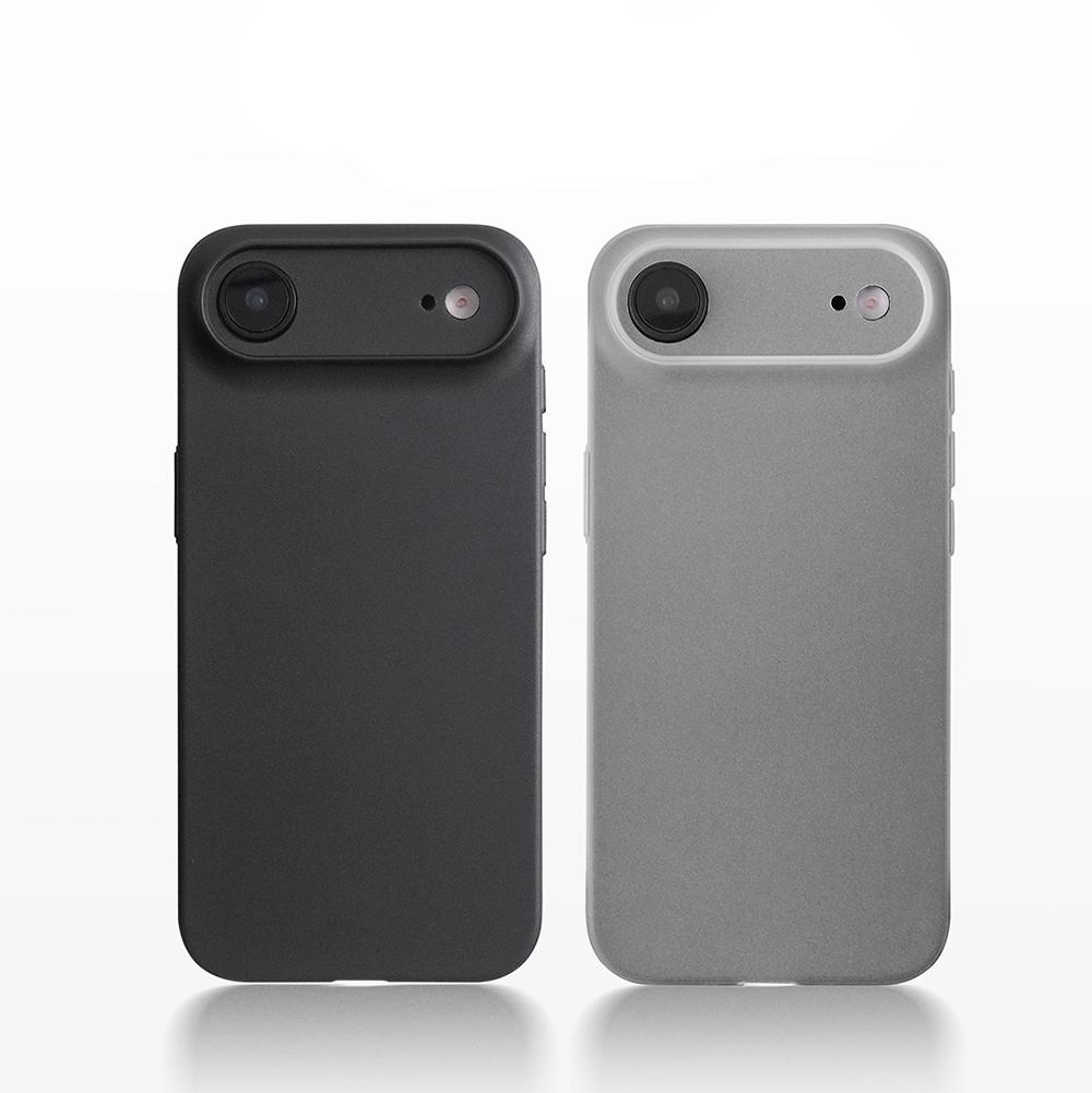 Custodia Ultra Sottile Traslucida Opaca da 0,3 mm per iPhone Air 17 16 Pro Max Plus 16E Nera Sottile Guscio Duro in PP per iPhone17ProMax 16Pro